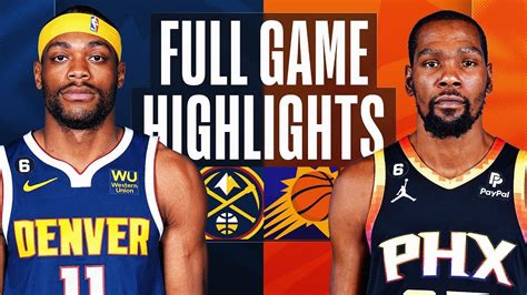 nuggets suns full game highlights